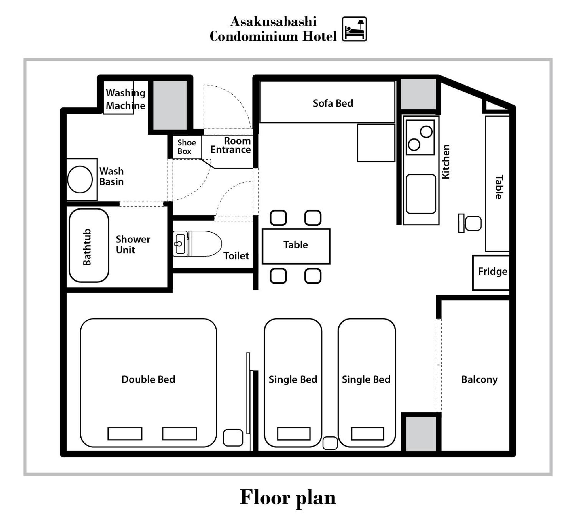 Asakusabashi Condominium Hotel Tokió Kültér fotó